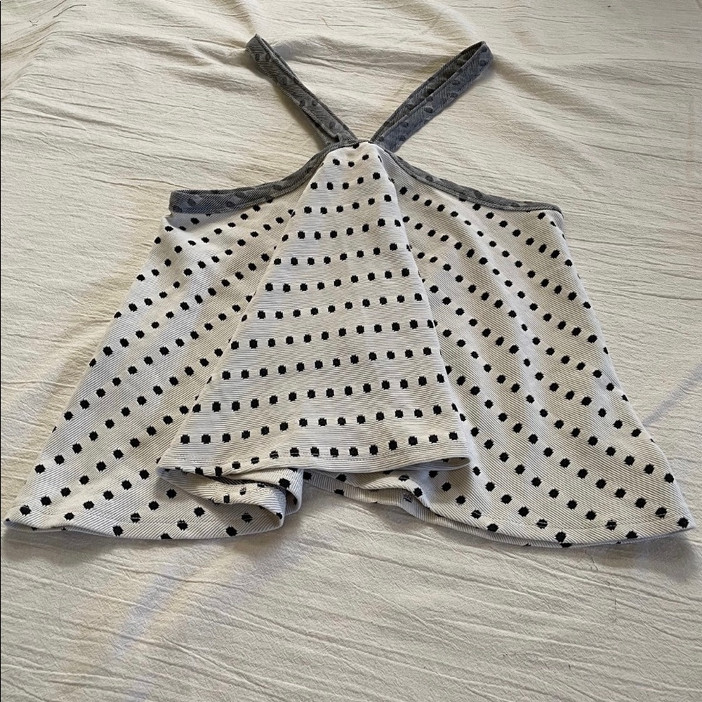 Anthropologie polka dot top